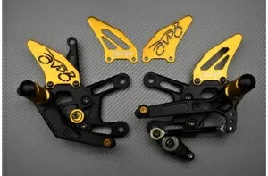 ゴールドレーシング 調節可能なリアセット フットレスト ホンダ CBR 600 RR 600RR PC40 2009-2012 Gold Racing Adjustable Rearsets Footrest HONDA CBR 600 RR 600RR PC40 2009-2012 【並行輸入品】