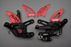 レッドレーシング 調節可能なリアセット フットレスト スズキ GSX-R 1000 GSXR WVCY 2012-2016 Red Racing Adjustable Rearsets Footrest SUZUKI GSX-R 1000 GSXR WVCY 2012-2016 【並行輸入品】