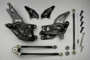 ブラックレーシング 調節可能なリアセット フットレスト ホンダ CBR 600 RR 600RR PC40E 2021-2022 Black Racing Adjustable Rearsets Footrest HONDA CBR 600 RR 600RR PC40E 2021-2022 【並行輸入品】