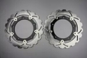ウェーブ フローティング フロント ブレーキ ディスク 267mm ヤマハ XMAX 400 X-MAX 2013-2015 のペア Pair of Wave Floating Front Brake Discs 267mm YAMAHA XMAX 400 X-MAX 2013-2015 【並行輸入品】