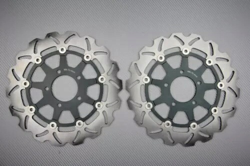 ブレーキ ディスク フロント ウェーブ フリート 300 mm のペア SUZUKI GSXR 600 GSX-R 2004-2005- Pair of brake discs front wave fleet 300 mm SUZUKI GSXR 600 GSX-R 2004-2005- 【並行輸入品】