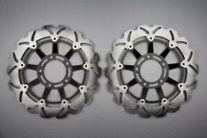 ウェーブ フローティング フロント ブレーキ ディスク 320mm ペア トライアンフ タイガー 1050 スポーツ 2013-2015 Pair of Wave Floating Front Brake Discs 320mm TRIUMPH TIGER 1050 SPORT 2013-2015 【並行輸入品】