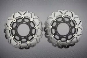 ブレーキ ディスク フロント ウェーブ フリート 310 mm のペア SUZUKI GSXR 750 GSX-R 2008-2010- Pair of brake discs front wave fleet 310 mm SUZUKI GSXR 750 GSX-R 2008-2010- 【並行輸入品】