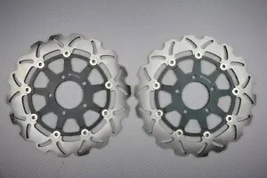 ウェーブ フローティング フロント ブレーキ ディスク 300mm ペア スズキ GSXR 1000 GSX-R 2003-2004 Pair of Wave Floating Front Brake Discs 300mm SUZUKI GSXR 1000 GSX-R 2003-2004 【並行輸入品】