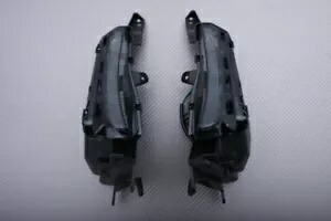 フロントインジケーター LED ブラックティンテッド ヤマハ TMAX 560 T-MAX TECH MAX SJ18 2020-2021- Front Indicators LED Black Tinted YAMAHA TMAX 560 T-MAX TECH MAX SJ18 2020-2021- 【並行輸入品】