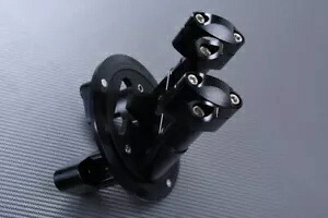ライザーキット ハンドルバーなし ブラック ヤマハ TMAX 530 / SX / DX SJ14 2017-2019 Riser Kit Without Handlebar in Black Yamaha TMAX 530 / SX / DX SJ14 2017-2019 【並行輸入品】