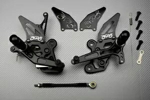 ブラックレーシング AVDB リアセット フットレスト スズキ GSR 750 GSR750 GSR-750 WVC5 2011-2016 Black Racing AVDB Rearsets Footrest SUZUKI GSR 750 GSR750 GSR-750 WVC5 2011-2016 【並行輸入品】