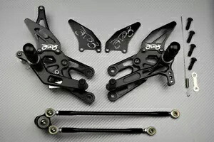 ブラック 調整可能な AVDB リアセット フットレスト ホンダ CBR 1000 RR 1000RR SC57 2006-2007 Black Adjustable AVDB Rearsets Footrest HONDA CBR 1000 RR 1000RR SC57 2006-2007 【並行輸入品】