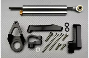 シルバー ステアリング ダンパー + マウンティング キット スズキ ハヤブサ 1300 GSXR 1999-2007 Silver Steering Damper + Mounting kit SUZUKI HAYABUSA 1300 GSXR 1999-2007 【並行輸入品】