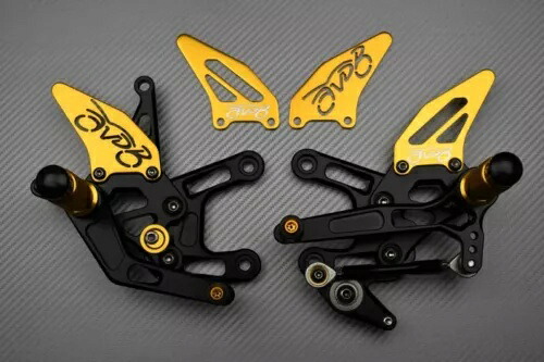 ゴールドレーシング AVDB リアセット フットレスト ヤマハ MT07 MT-07 FZ07 FZ-07 RM04 2014-2017 Gold Racing AVDB Rearsets Footrest YAMAHA MT07 MT-07 FZ07 FZ-07 RM04 2014-2017 【並行輸入品】
