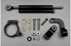 ブラック ステアリング ダンパー + マウンティング キット BMW R1200GS R 1200GS 2017-2018 Black Steering Damper + Mounting kit BMW R1200GS R 1200GS 2017-2018 【並行輸入品】