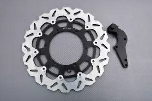 オーバーサイズ 320mm フロント ブレーキ ディスク オフセット ブラケット付き KTM EXC-F 500 2017-2023 Oversize 320mm Front Brake Disc With Offset Bracket KTM EXC-F 500 2017-2023 【並行輸入品】
