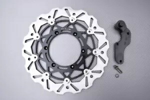 オーバーサイズ ブレーキ ディスク スーパーモト 320mm + オフセット ブラケット ヤマハ YZ 250FX 2015-2016- Oversize Brake Disc Supermoto 320mm + Offset Bracket Yamaha YZ 250FX 2015-2016- 【並行輸入品】