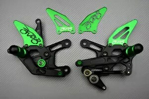 グリーンレーシング 調整可能な AVDB リアセット フットレスト KTM RC 125 200 390 2014-2016 Green Racing Adjustable AVDB Rearsets Footrest KTM RC 125 200 390 2014-2016 【並行輸入品】
