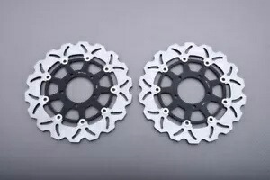 ウェーブ フローティング フロント ブレーキ ディスク 310mm ペア トライアンフ スラクストン 1200 2016-2019 Pair of Wave Floating Front Brake Discs 310mm TRIUMPH THRUXTON 1200 2016-2019 【並行輸入品】