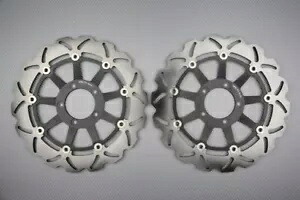 ウェーブ フローティング フロント ブレーキ ディスク 320mm のペア DUCATI PANIGALE 899 2014-2015 Pair of Wave Floating Front Brake Discs 320mm DUCATI PANIGALE 899 2014-2015 【並行輸入品】