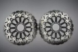 ウェーブ フローティング フロント ブレーキ ディスク 330mm のペア ドゥカティ 1200 パニガーレ 2012-2015 Pair of Wave Floating Front Brake Discs 330mm DUCATI 1200 PANIGALE 2012-2015 【並行輸入品】