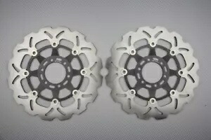 ウェーブ フローティング フロント ブレーキ ディスク 282mm ヤマハ FZR 400 RSP EXUP 2TK 1987 のペア Pair of Wave Floating Front Brake Discs 282mm YAMAHA FZR 400 RSP EXUP 2TK 1987 【並行輸入品】
