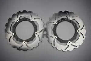 ウェーブ フローティング フロント ブレーキ ディスク 282mm ヤマハ MT07 トレーサー 700 2016-2019 のペア Pair of Wave Floating Front Brake Discs 282mm YAMAHA MT07 Tracer 700 2016-2019 【並行輸入品】
