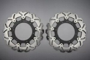 ウェーブ フローティング フロント ブレーキ ディスク 300mm のペア ヤマハ XT660Z TENERE 2008-2013 Pair of Wave Floating Front Brake Discs 300mm YAMAHA XT660Z TENERE 2008-2013 【並行輸入品】