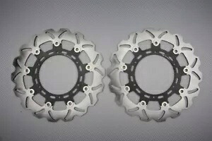 ウェーブ フローティング フロント ブレーキ ディスク 300mm KTM 640 Adventure LC4 2004-2007 のペア Pair of Wave Floating Front Brake Discs 300mm KTM 640 Adventure LC4 2004-2007 【並行輸入品】