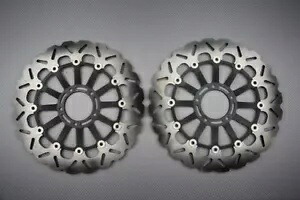 ブレーキ ディスク フロント ウェーブ フリート 330 mm のペア DUCATI DESMOSEDICI 1000 RR 2008-09- Pair of brake discs front wave fleet 330 mm DUCATI DESMOSEDICI 1000 RR 2008-09- 【並行輸入品】