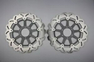 ブレーキ ディスク フロント ウェーブ フリート 300 mm ヤマハ FZR 600R 1992-1995 のペア Pair of brake discs front wave fleet 300 mm Yamaha FZR 600R 1992-1995- 【並行輸入品】