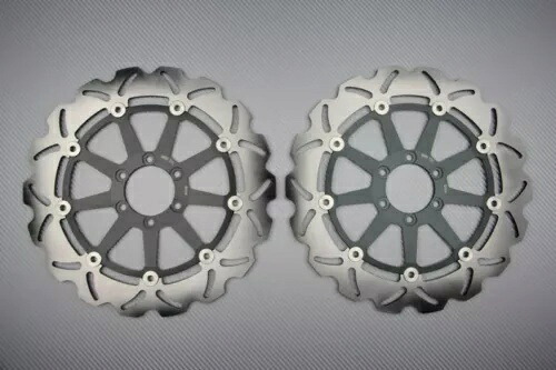 ウェーブ フローティング フロント ブレーキ ディスク 320mm ペア アプリリア ファルコ 1000 SL 2000-2004 Pair of Wave Floating Front Brake Discs 320mm APRILIA FALCO 1000 SL 2000-2004 【並行輸入品】