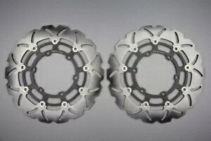 ブレーキ ディスク フロント ウェーブ フリート 305 mm BMW K1 1000 1989-1993 のペア Pair of brake discs front wave fleet 305 mm BMW K1 1000 1989-1993- 【並行輸入品】