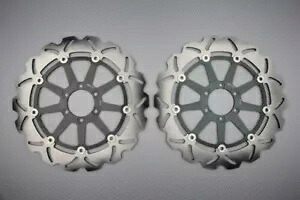 ブレーキ ディスク フロント ウェーブ フリート 320 mm のペア DUCATI ST3 992 2004-2008- Pair of brake discs front wave fleet 320 mm DUCATI ST3 992 2004-2008- 【並行輸入品】