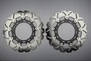 ブレーキ ディスク フロント ウェーブ フリート 310 mm ヤマハ YZF R1 YZF-R1 RN22 2012-14 のペア Pair of brake discs front wave fleet 310 mm Yamaha YZF R1 YZF-R1 RN22 2012-14- 【並行輸入品】