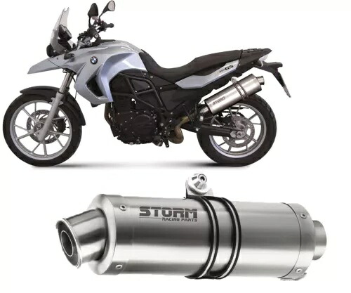 Exhaust Storm by Mivv マフラー オーバル スチール BMW F 800 Gs 2008 - 2017用 Exhaust Storm by Mivv Muffler Oval Steel for Bmw F 800 Gs 2008 - 2017 【並行輸入品】｜カスタムパーツ WORLD倉庫
