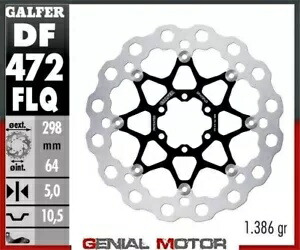Galfer フロント ブレーキ ディスク CUBIQ フローティング 300x5mm ヤマハ FZR 600 ジェネシス 1991-1995 Galfer Front Brake Disc CUBIQ FLOATING 300x5mm YAMAHA FZR 600 GENESIS 1991-1995 【並行輸入品】｜カスタムパーツ WORLD倉庫