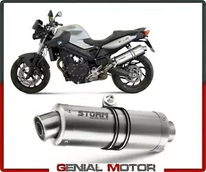 Exhaust Storm by Mivv マフラー オーバル スチール BMW F 800 R 2009 - 2016用 Exhaust Storm by Mivv Muffler Oval Steel for Bmw F 800 R 2009 - 2016 【並行輸入品】