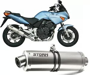 排気ストーム by Mivv マフラー オーバルスチール ホンダ Cbf 600 2004 - 2010用 Exhaust Storm by Mivv Muffler Oval Steel for Honda Cbf 600 2004 - 2010 【並行輸入品】｜カスタムパーツ WORLD倉庫
