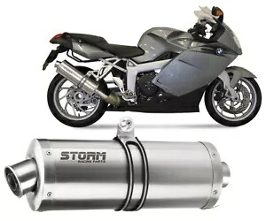 Exhaust Storm by Mivv マフラー オーバル スチール Bmw K 1200 R/S/Gt 2005 - 2008用 Exhaust Storm by Mivv Muffler Oval Steel for Bmw K 1200 R / S / Gt 2005 - 2008 【並行輸入品】｜カスタムパーツ WORLD倉庫