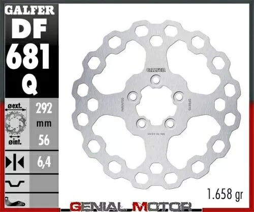 Galfer ブレーキディスク リア CUBIQ FIX 292x6.4mm HARLEY FXDCi SUPER GLIDE 2005- Galfer brake discs rear CUBIQ FIX 292x6.4mm HARLEY FXDCi SUPER GLIDE 2005- 【並行輸入品】