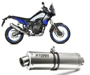 排気ストーム by Mivv マフラー オーバルスチール ヤマハ テネレ 700 2019 - 2024用 Exhaust Storm by Mivv Muffler Oval Steel for Yamaha Tenere 700 2019 - 2024 【並行輸入品】｜カスタムパーツ WORLD倉庫