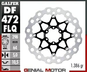 Galfer リア ブレーキ ディスク CUBIQ FLOAT 300x5mm INDIAN MOTORCYCLE CHIEF DELUXE 2009 Galfer Rear Brake Disc CUBIQ FLOAT 300x5mm INDIAN MOTORCYCLE CHIEF DELUXE 2009 【並行輸入品】｜カスタムパーツ WORLD倉庫