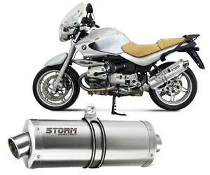 Exhaust Storm by Mivv マフラー オーバル スチール BMW R 1150 R 2000 - 2006用 Exhaust Storm by Mivv Muffler Oval Steel for Bmw R 1150 R 2000 - 2006 【並行輸入品】｜カスタムパーツ WORLD倉庫