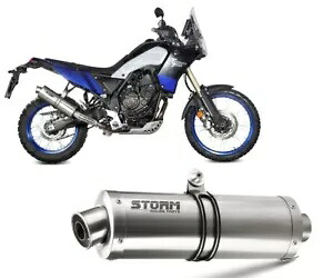 エキゾーストストーム Mivv マフラー オーバル スチール ヤマハ テネレ 700 ワールドレイド 2022 - 2024 Exhaust Storm Mivv Muffler Oval Steel Yamaha Tenere 700 World raid 2022 - 2024 【並行輸入品】｜カスタムパーツ WORLD倉庫