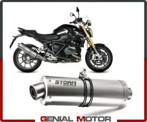 Exhaust Storm by Mivv マフラー オーバル スチール BMW R 1200 R / Rs 2015 - 2016用 Exhaust Storm by Mivv Muffler Oval Steel for Bmw R 1200 R / Rs 2015 - 2016 【並行輸入品】｜カスタムパーツ WORLD倉庫