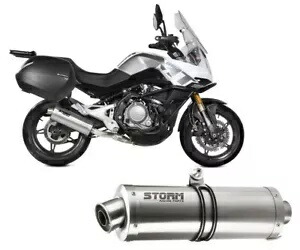 Exhaust Storm by Mivv マフラー オーバルスチール CF Moto MT 650 2021 - 2023用 Exhaust Storm by Mivv Muffler Oval Steel for CF Moto MT 650 2021 - 2023 【並行輸入品】