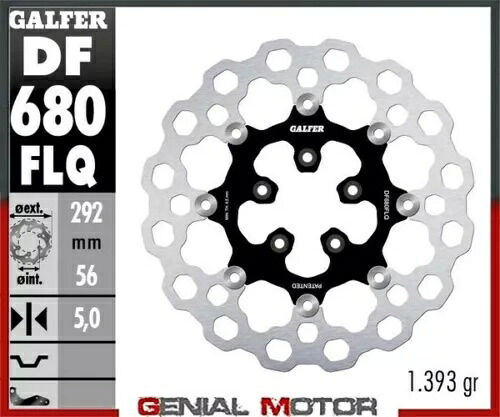 Galfer フロント ブレーキディスク キュービック フロート 292x5mm ハーレー FLHRS/i ロードキングカスタム 04-07 Galfer Front BrakeDisc CUBIQ FLOAT 292x5mm HARLEY FLHRS/i ROAD KING CUSTOM 04-07 【並行輸入品】｜カスタムパーツ WORLD倉庫