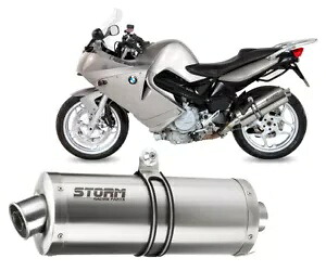 Exhaust Storm by Mivv マフラー オーバル スチール BMW F 800 S / St 2006 - 2012用 Exhaust Storm by Mivv Muffler Oval Steel for Bmw F 800 S / St 2006 - 2012 【並行輸入品】｜カスタムパーツ WORLD倉庫