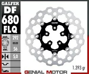 Galfer フロント ブレーキディスク CUBIQ FLOAT 292x5mm HARLEY FXST/i SOFTAIL STANDARD 06-07 Galfer Front BrakeDisc CUBIQ FLOAT 292x5mm HARLEY FXST/i SOFTAIL STANDARD 06-07 【並行輸入品】｜カスタムパーツ WORLD倉庫