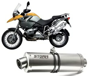 Exhaust Storm by Mivv マフラー オーバル スチール BMW R 1200 Gs 2004 - 2007用 Exhaust Storm by Mivv Muffler Oval Steel for Bmw R 1200 Gs 2004 - 2007 【並行輸入品】｜カスタムパーツ WORLD倉庫