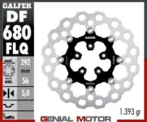 Galfer フロント ブレーキディスク キュービック フロート 292x5mm ハーレー FLHTC エレクトラ グライド クラス 04-07 Galfer Front BrakeDisc CUBIQ FLOAT 292x5mm HARLEY FLHTC ELECTRA GLIDE CLAS 04-07 【並行輸入品】｜カスタムパーツ WORLD倉庫