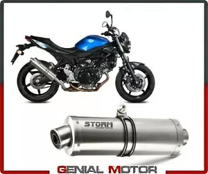 排気ストーム by Mivv マフラー オーバルスチール スズキ Sv 650 2016 - 2018用 Exhaust Storm by Mivv Muffler Oval Steel for Suzuki Sv 650 2016 - 2018 【並行輸入品】｜カスタムパーツ WORLD倉庫