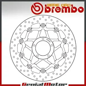 ブレーキディスク フローティング ブレンボ シリーズ オロ フロント ドゥカティ モンスター 1100 2009 - 2012- Brake disc floating Brembo series Oro front Ducati Monster 1100 2009 - 2012- 【並行輸入品】